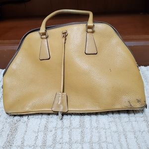 Used Vintage Prada Handbag TAN in need of TLC